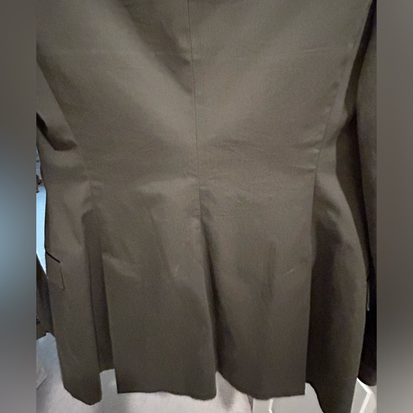 Dolce & Gabbana Leopard Print Lined Blazer in Olive - Picture 6 of 7